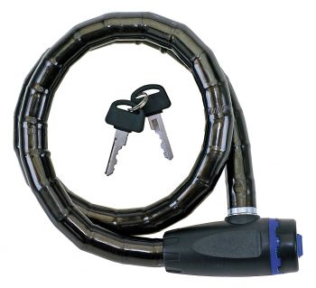 Zár kulcsos páncél 18x800 mm füstszínű M-Wave