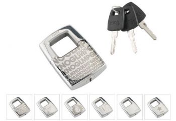 Lakat kulcsos Knog Christine, rozsdamentes