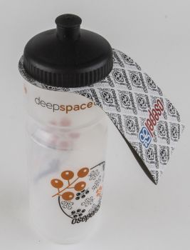 Kulacs műanyag áttetsző 0,75l Csepel Deepspace, bogyós