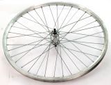 Kerék első 26 col MTB Beretta duplafalú alu agy ezüst