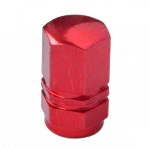 Szelepsapka alumínium Hexa, piros