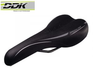 Nyereg DDK F250SPL Sport 265x140 mm, fekete