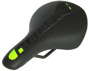 Nyereg DDK junior Slimfit 256 x 138 mm, fekete-zöld