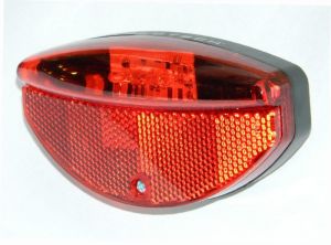 Lámpa hátsó csomagtartóra 3 LED dinamós