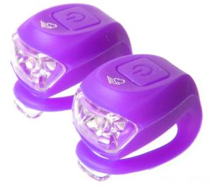 Lámpa villogó szett Velotech 2 LED lila