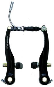 V-fék szett alu 110 mm 4 részes Promax, fekete