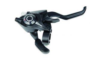 Váltófékkar bal 3sp Shimano STEF51LSBL fekete