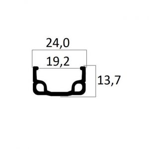 Felni 20 col alu p24 36h 406-20 beretta