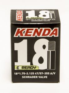 Belső gumi 18x1.75-2.125 töm Kenda AV dobozos ( 47/57-355)