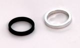 Kormánycsapágyhoz távtartó gyűrű 1 1/8 alu 5 mm, fekete