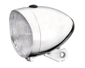 Első lámpa elemes 3 LED Classic, króm - utolsó darabok