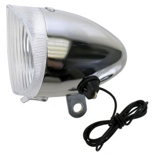 Első lámpa 6V/2,4W acél retro