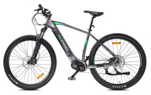 Kerékpár ELEKTROMOS MS ENERGY M100 MTB 9 SP 29/21 SÖTÉTSZÜRKE/ZÖLD