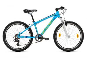 Kerékpár WOODLANDS ZERO 24" 6SP 20 ALU TELÓS MATT KÉK YS7327