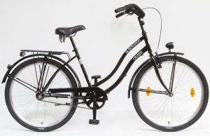 Kerékpár BW. CRUISER 26/18 NÖI GR 2019 FEKET FEKETE YS728