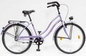 Csepel Blackwood Cruiser 26 női kerékpár kontrás Lila
