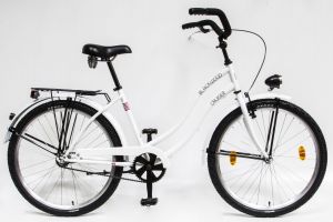 Csepel Blackwood Cruiser 26 női kerékpár kontrás Fehér